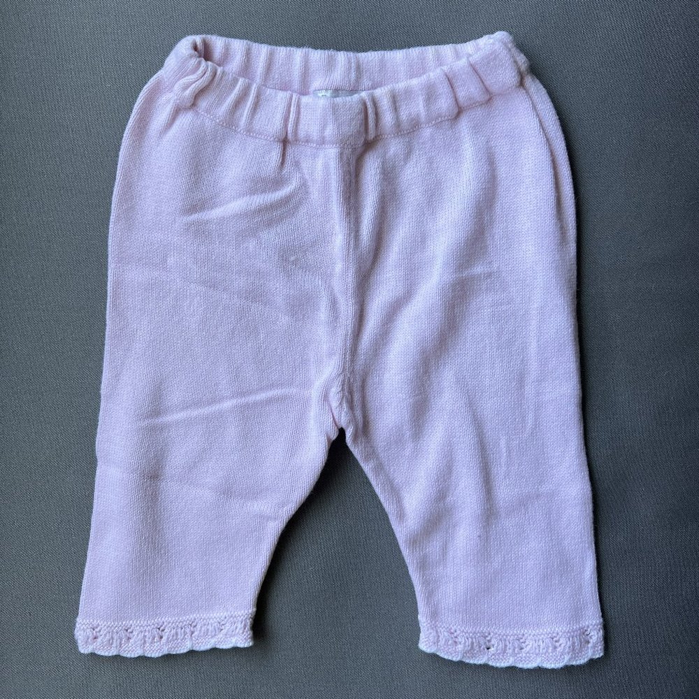 Kissy Kissy 0-3 mos Knit Pants (VGUC)